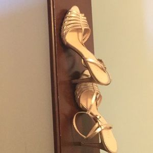 Gold Talbots sandals